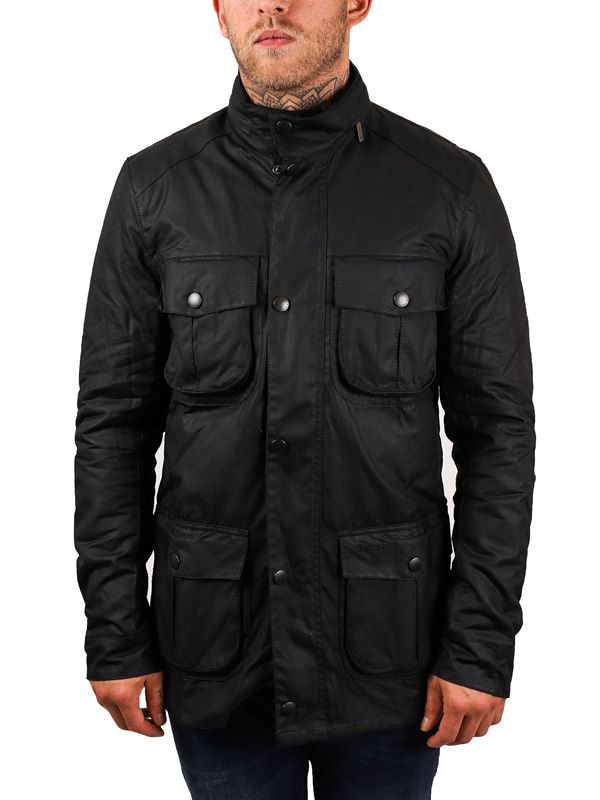 barbour corbridge jacket black