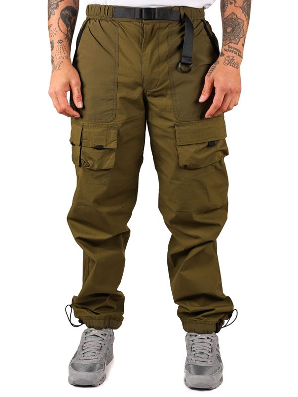 Cape Heights Matrix Multi Pocket Combat Pant in Olive | Dapper Street