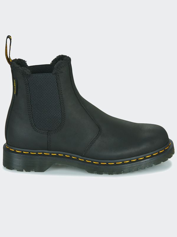 2976 Fleece-Lined Leather Chelsea Boots
