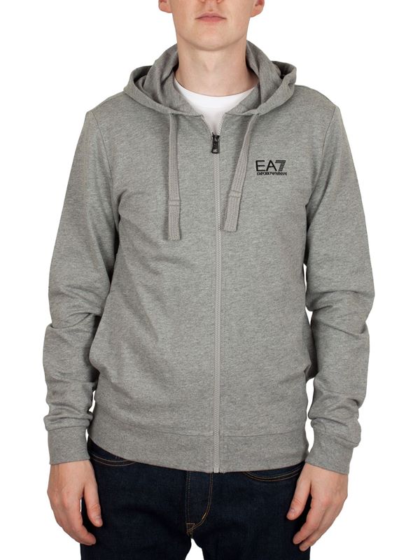 grey armani hoodie