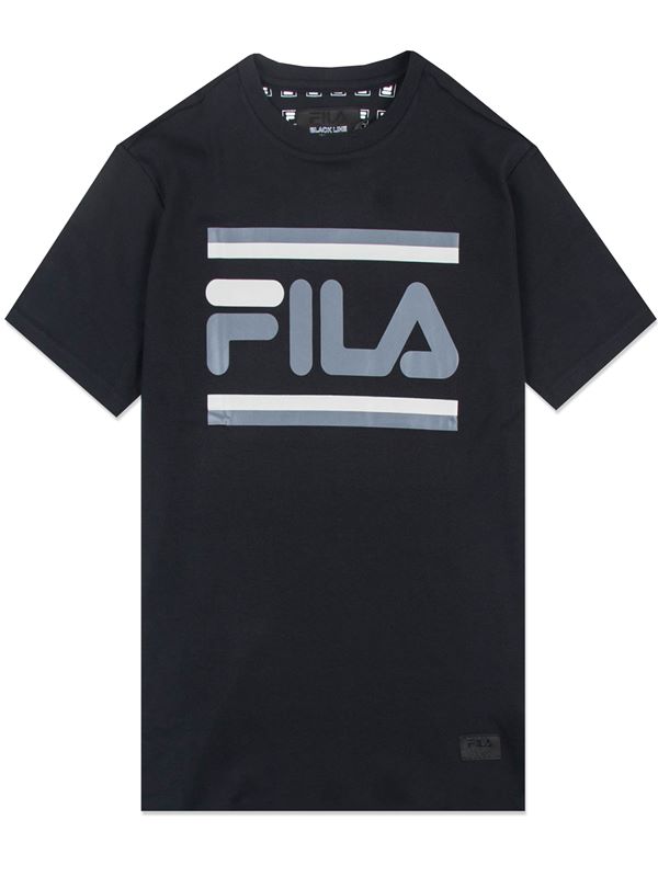 FILA Black Line Vialli Graphic T-Shirt | Dapper Street