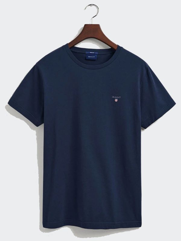 GANT Men's Original T-Shirt in Evening Blue | Dapper Street
