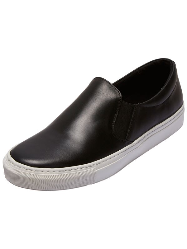Selected Viggo Slipon Black Leather Shoe | Dapper Street