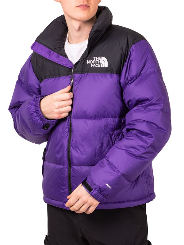 The North Face 1996 Retro Nuptse Jacket in Peak Purple | Dapper Street