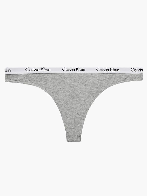 Calvin Klein Women's Carousel Thong in Grey Heather