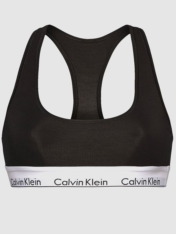 Calvin Klein Women's Modern Cotton Bralette in Black