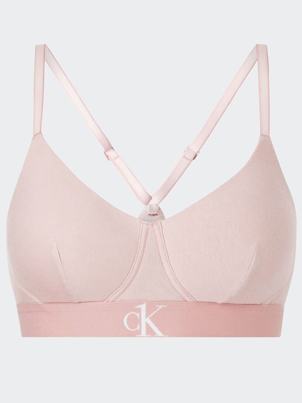 Calvin Klein Women's Lightly Lined Bralette in Barely Pink