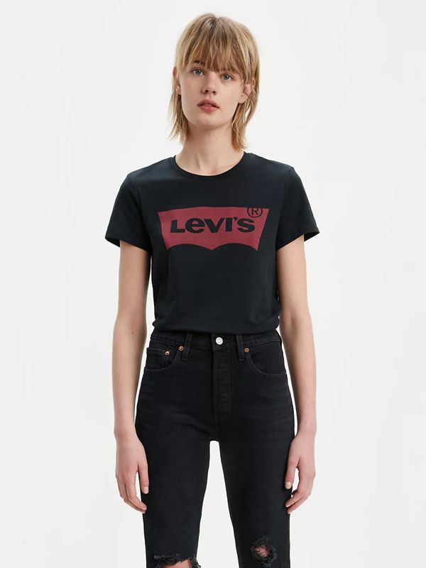 Levi's® Women's Perfect T-Shirt in Black | Dapper Street