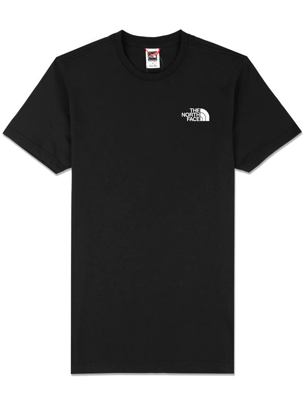 The North Face Red Box T-Shirt in Black | Dapper Street