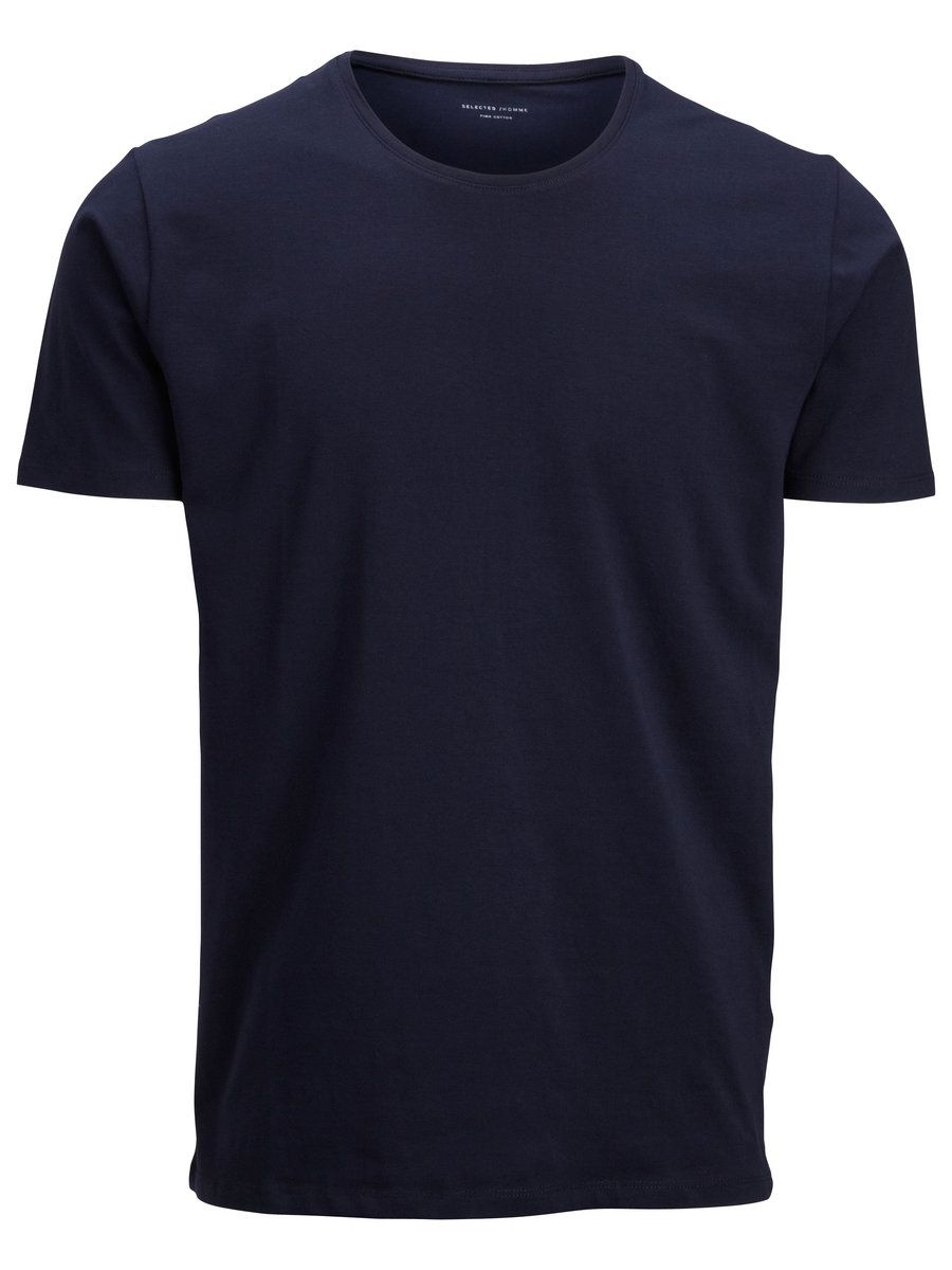 Selected Pima O Neck T-Shirt | Dapper Street