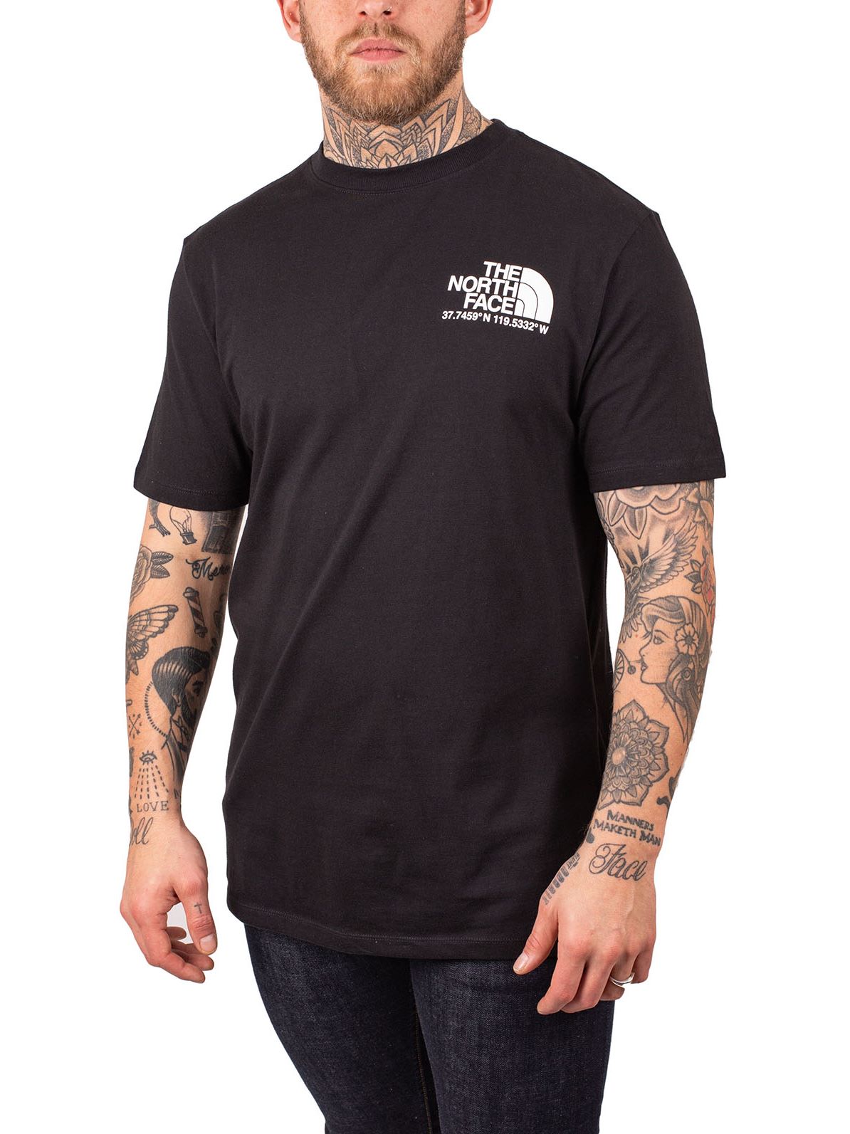 The North Face Coordinates T-Shirt in Black | Dapper Street