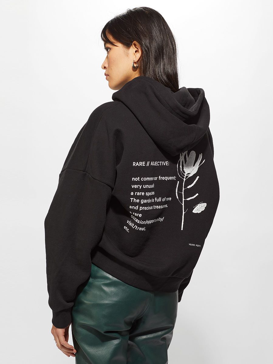 Young Poets Society Women's Rare Mia Hoodie In Black | Dapper Street