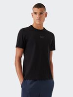 EA7 Emporio Armani Men's Center Chest Logo T-Shirt in Black