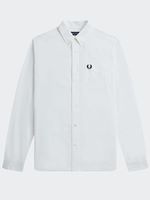 fred perry men's oxford shirt in white