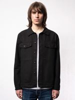 Men's Colin Canvas Overshirt In Black