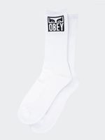 Men's Obey Eyes Icon Socks In White