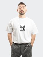 Men's Obey Eyes Icon 3 Heavyweight T-Shirt In White