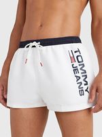 Tommy Hilfiger Men's Short Cut Short Swimshorts in White