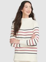 Women's Stripe Guernsey Knit In Multi Stripe
