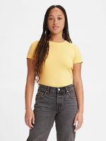 Levi's® Women's Short Sleeve Rib Baby T-Shirt in Pineapple Slice