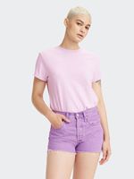 levi's® women's classic fit t-shirt in natural dye mid-saturated purple