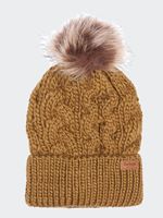Barbour Women's Penshaw Cable Beanie in Trench