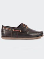 Barbour Men's Barbour Capstan Boat Shoes in Dark Brown