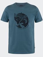 Fjallraven Men's Arctic Fox T-shirt in Indigo Blue