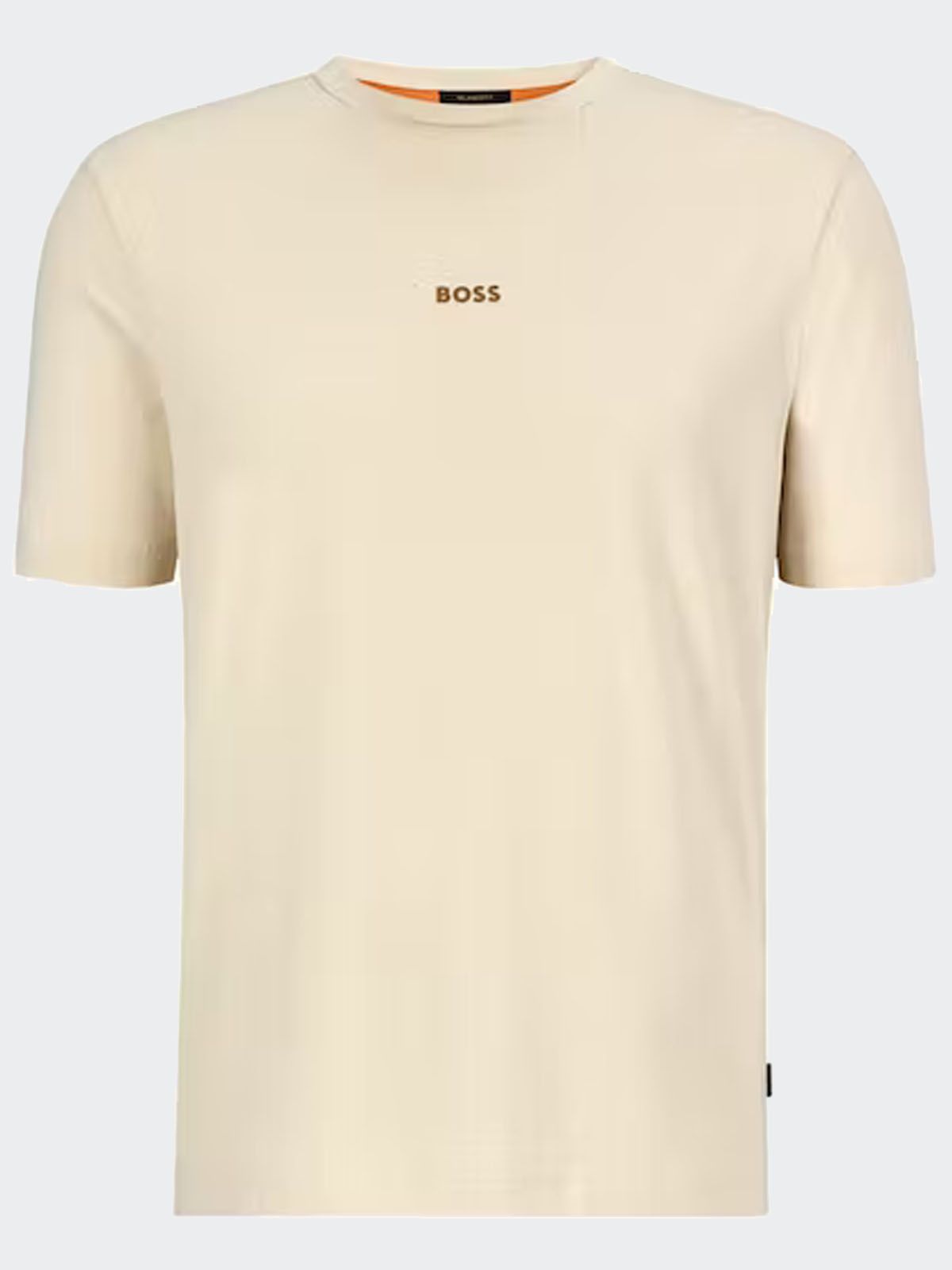 BOSS Men's Tchup Relaxed-Fit Stretch Cotton T-shirt in Open White ...