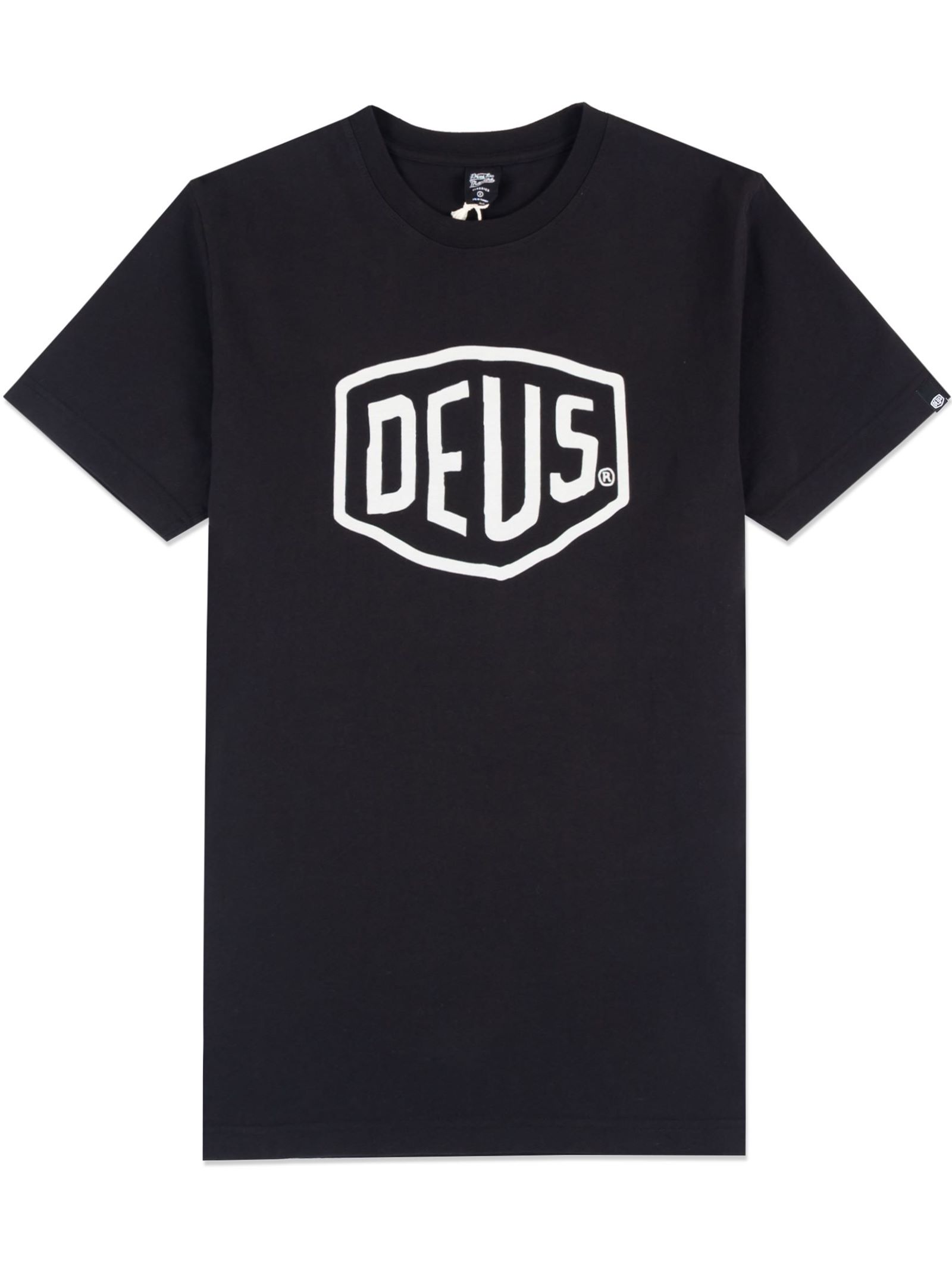Deus Ex Machina Shield T-Shirt in Black | Dapper Street