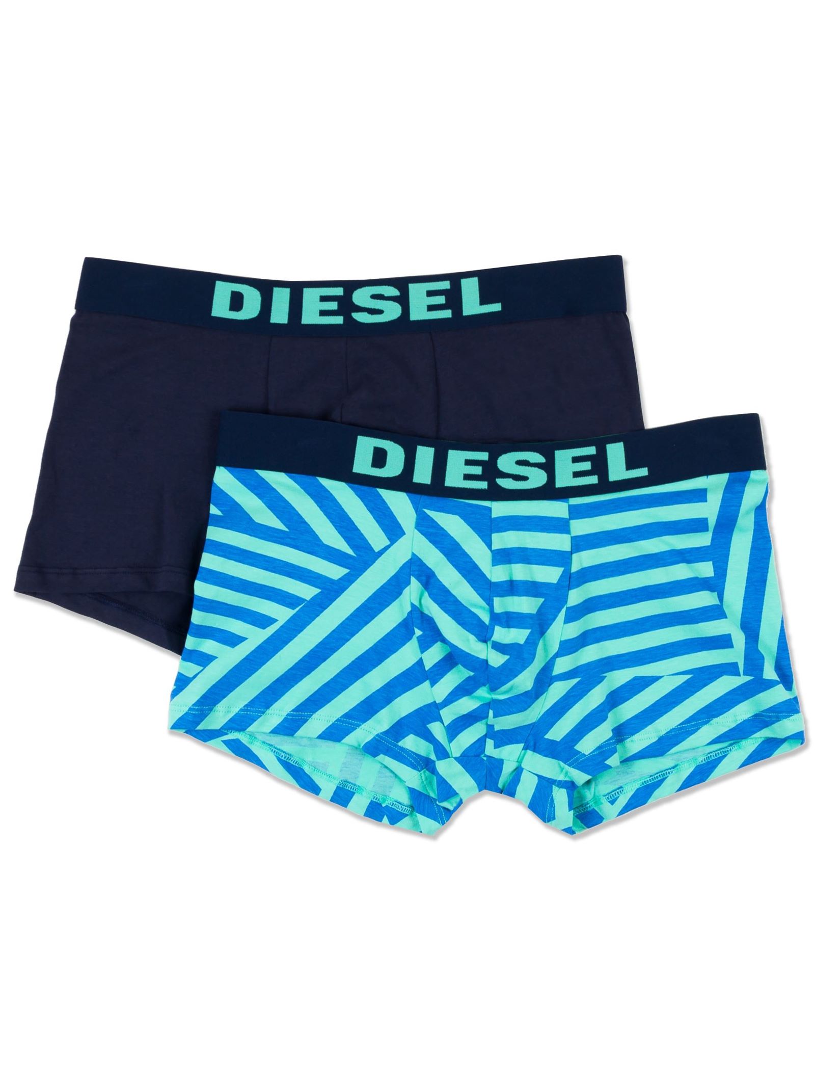 Diesel Shawn 2Pk Boxer Shorts in Navy / Blue | Dapper Street