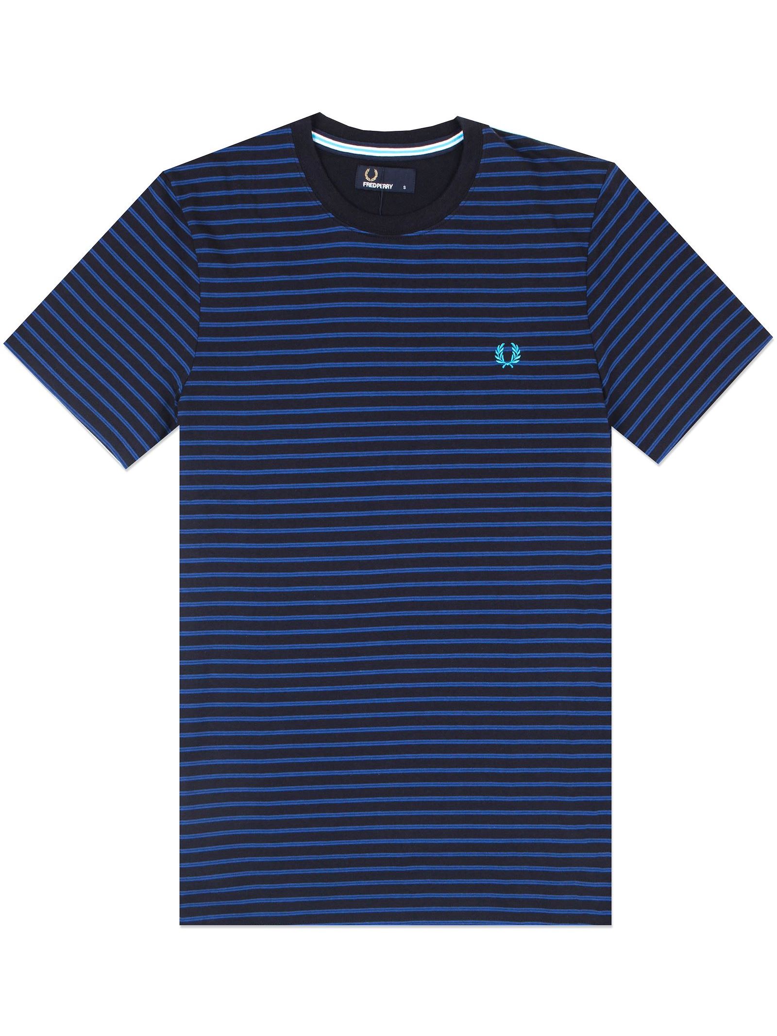 Fred Perry Double Stripe T-Shirt | Dapper Street